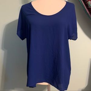 Lush: Royal Blue Blouse